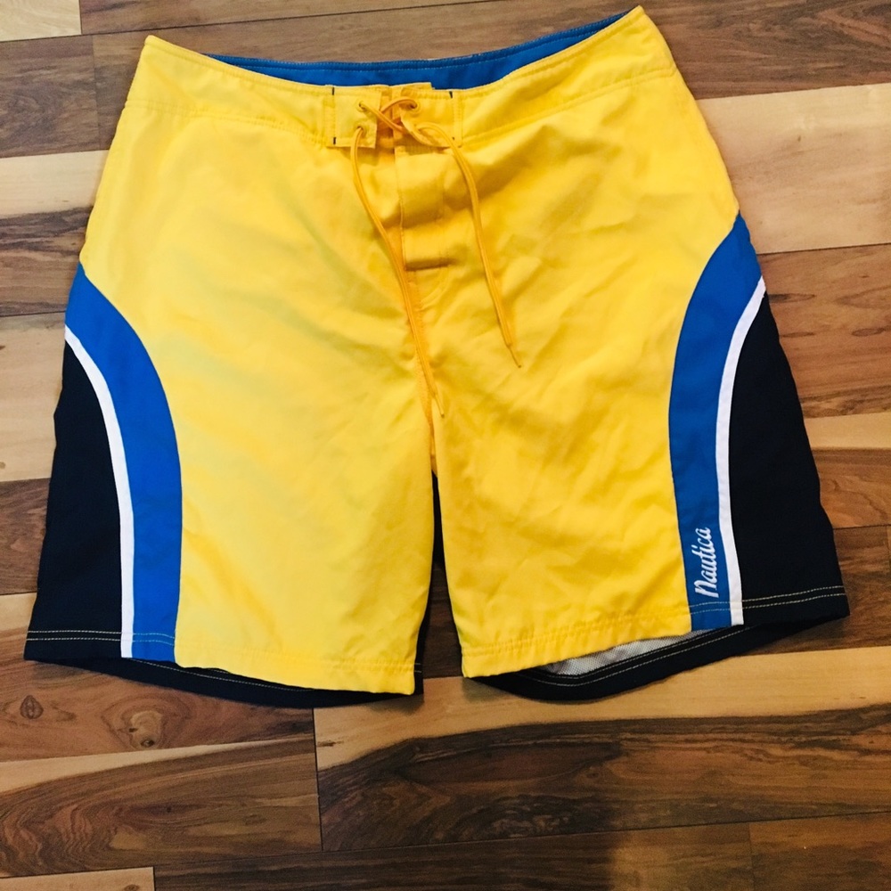 Nautica mesh lined swim trunks size 36w